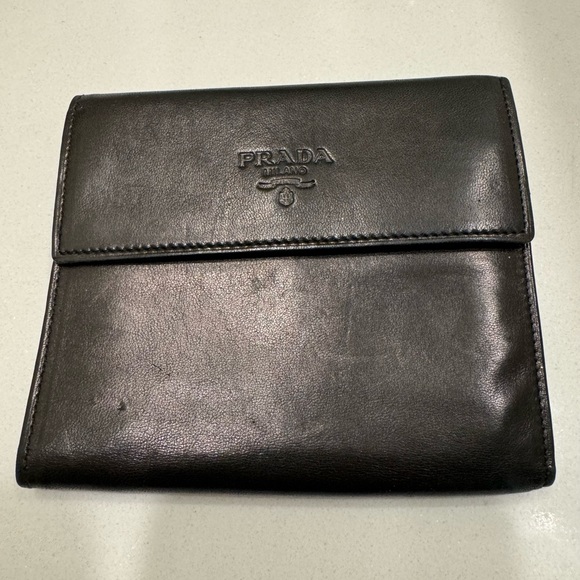 Prada Handbags - Prada Nappa wallet with authenticity card